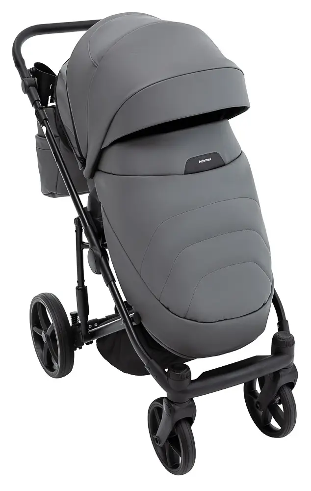 Детская коляска 2 в 1 Adamex Zico Eco Sa-4 темно-серый